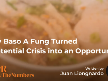 #PRbyTheNumbers: How Baso A Fung turned a potential crisis into an opportunity