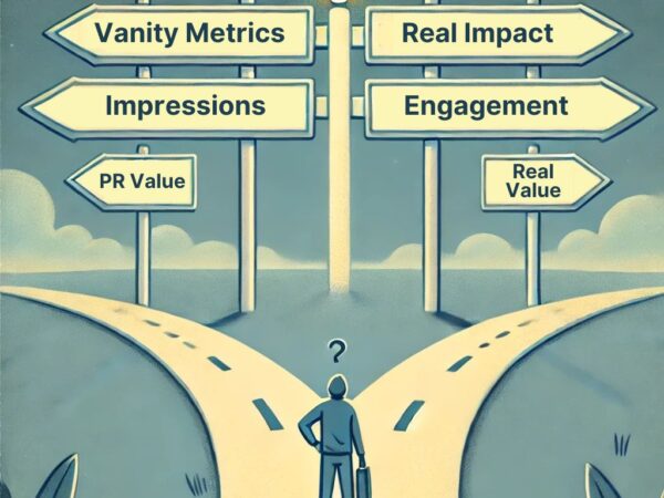 *PR Value, a term commonly used in some markets, is typically calculated by multiplying the Advertising Value Equivalent (AVE) by a number. AVE itself is derived by measuring editorial space and multiplying it by the advertising rate of that media outlet.