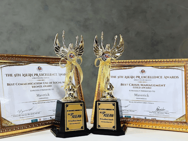 Maverick Wins Gold & Bronze at 5th ASEAN PR Awards!